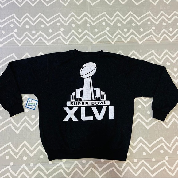 Vintage retro Super Bowl XLVI 2012 champions giants sweater sweatshirt - Picture 6 of 6